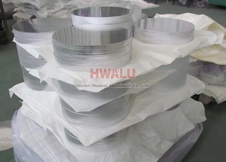 Surface treatment of aluminum disc circle for kitchen