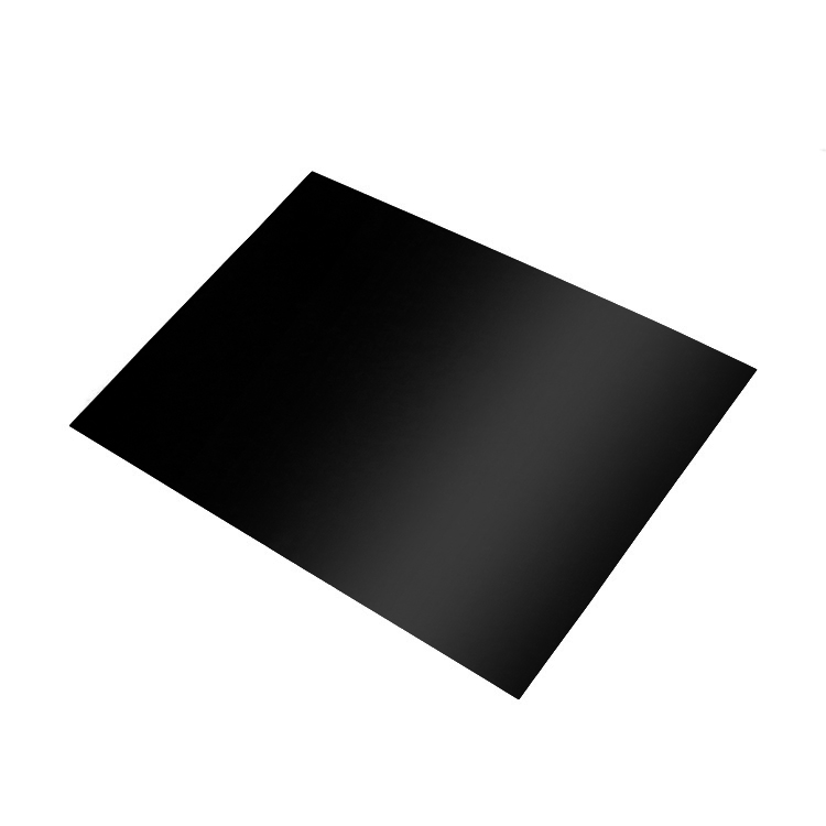 black coated aluminum sheets