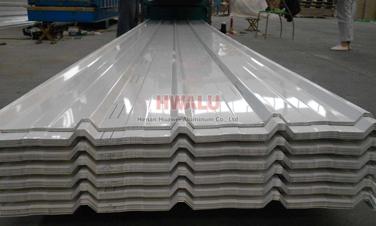 0.7láminas para techos de aluminio recubiertas de color mm