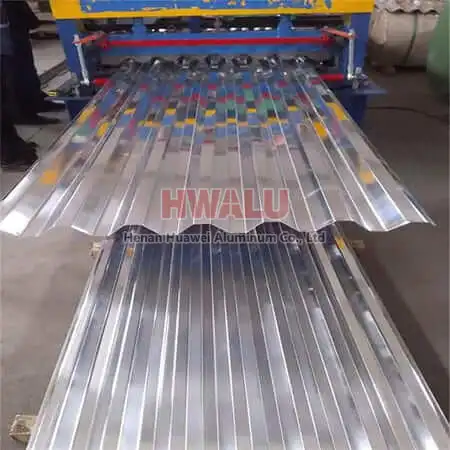 1100 feuille de toiture en aluminium