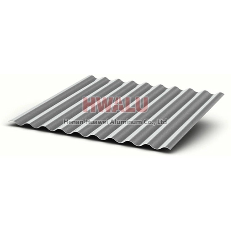 láminas de aluminio para techos corrugados