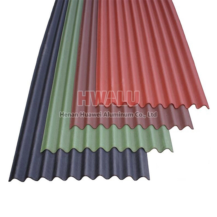 colored aluminium corrugated roofing sheet