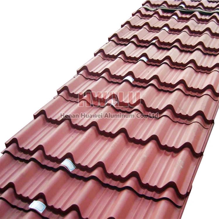 step tiles aluminium roofing sheet