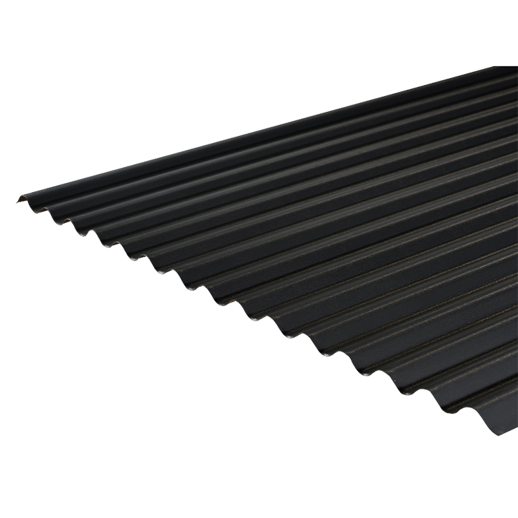 aluminum roofing black