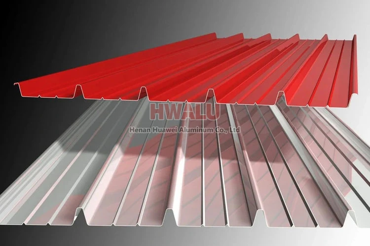 feuille de toiture en aluminium