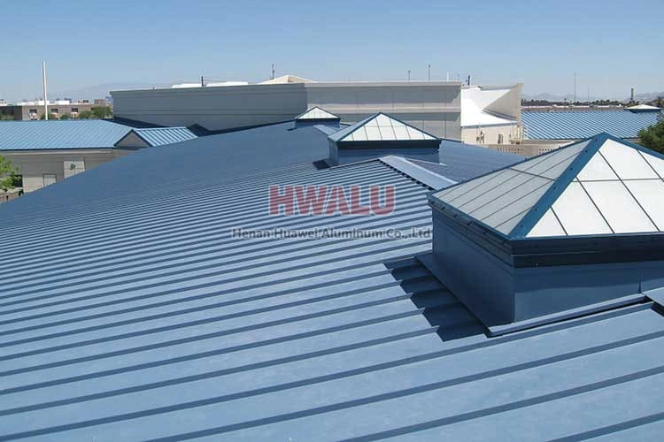 Feuille de toiture en aluminium pour bâtiment industriel