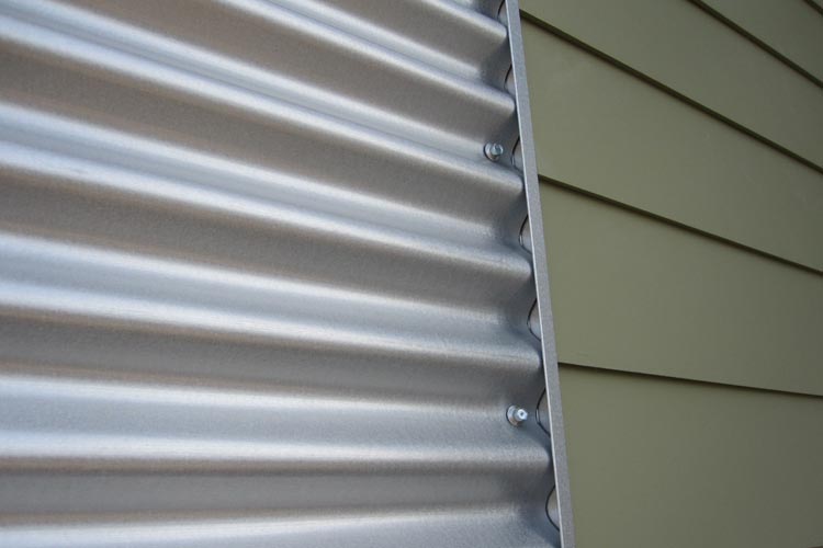 corrugated aluminium roof plate