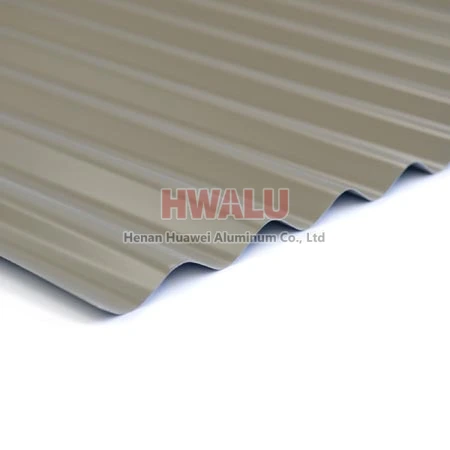 placa de techo de aluminio corrugado