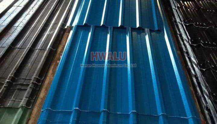 How to calculate aluminum roofing sheet