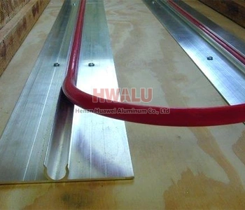 Placas de transferencia de piso radiante de calor de aluminio